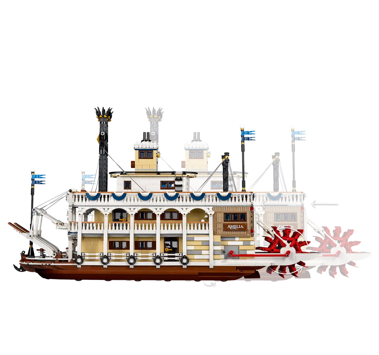 LEGO 21356 RIVER STEAMBOAT