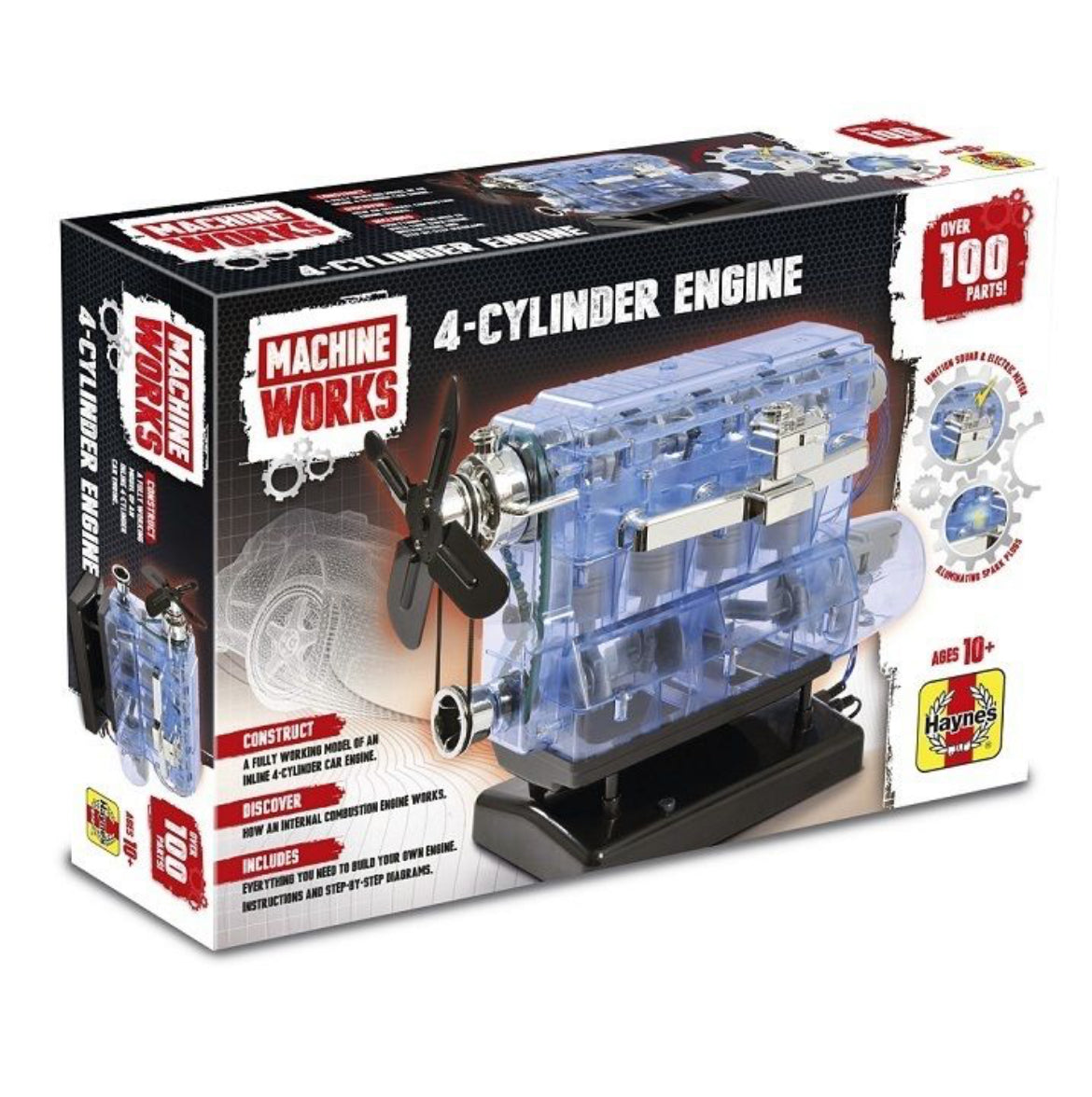 MACHINE WORKS 4-CYLINDER ENGINE