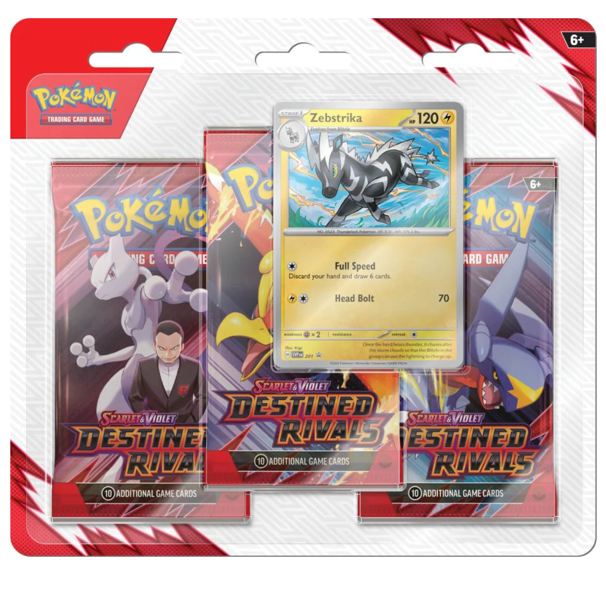 POKEMON TCG S&V DESTINED RIVALS 3 PACK B