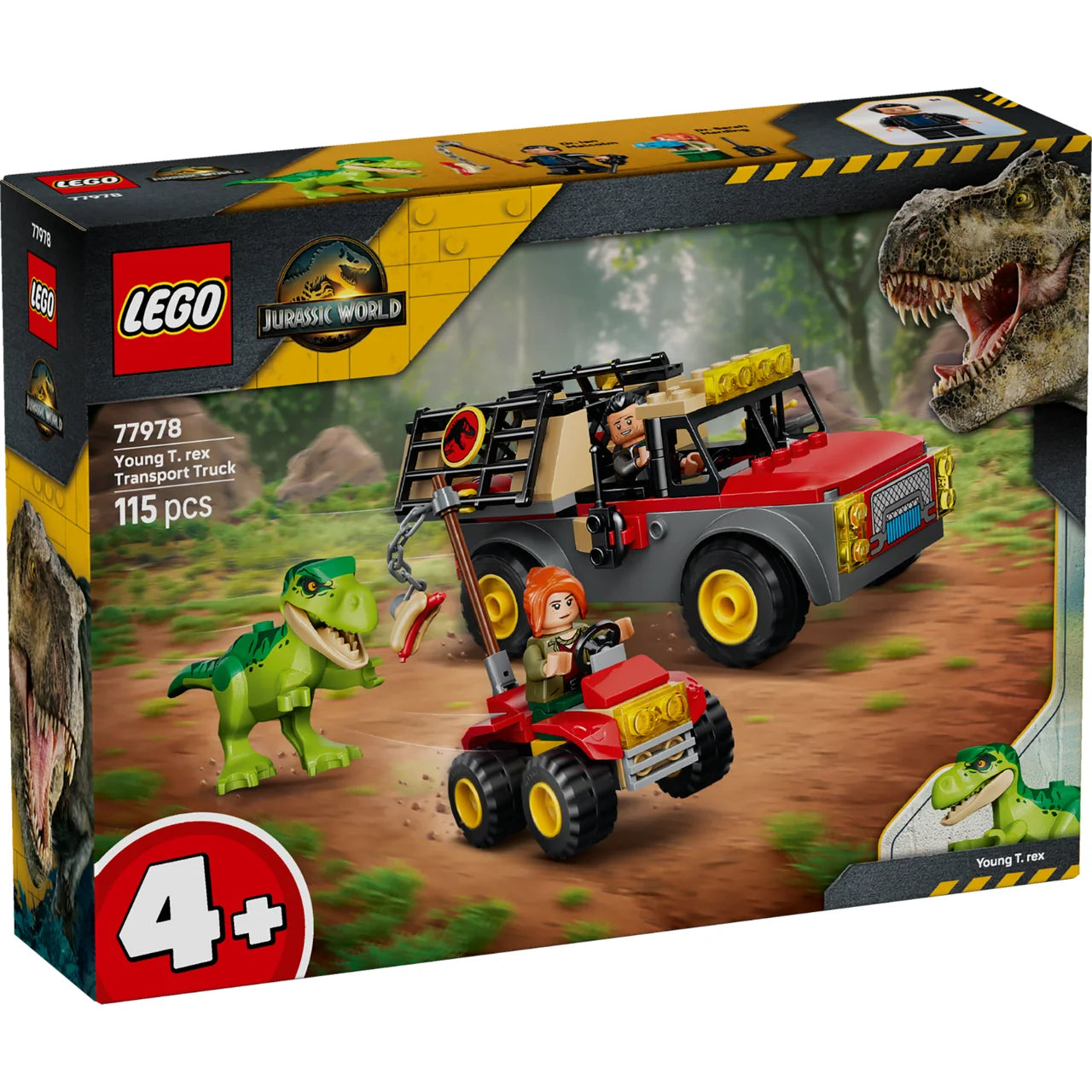 LEGO 77978 JW T REX TRANSPORT TRUCK