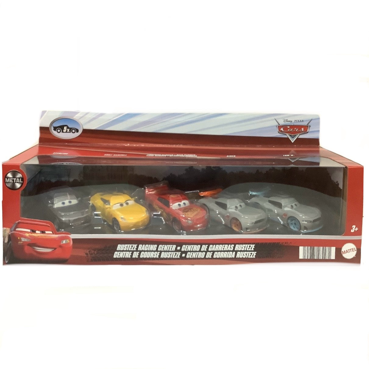 DISNEY PIXAR CARS 5 PACK RUSTEZE RACING