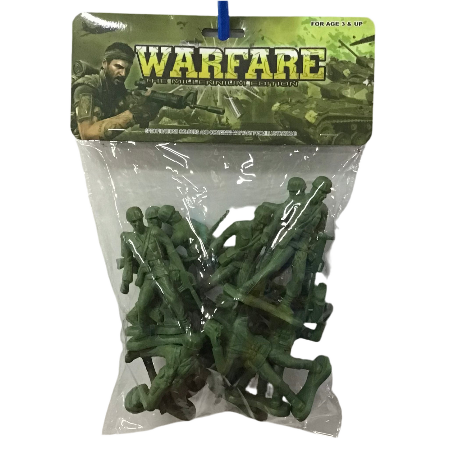 MILITARY FIGURES 10CM IN POLYBAG