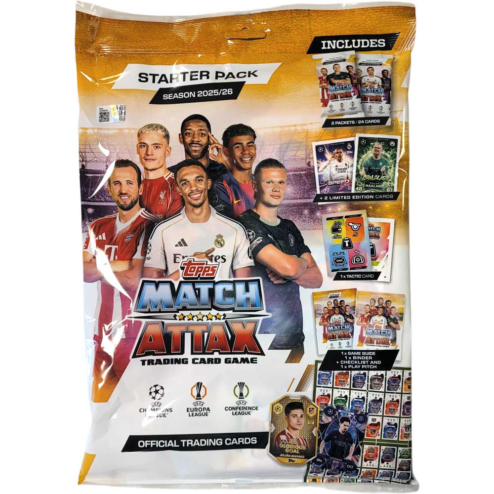 TOPPS MATCH ATTAX 2025/26 STARTER PACK