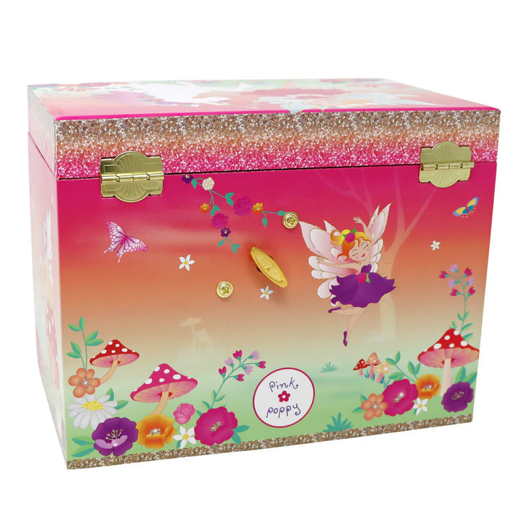 P/POP UNICORN & PIXIE JEWELLERY BOX MED