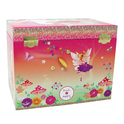 P/POP UNICORN & PIXIE JEWELLERY BOX MED