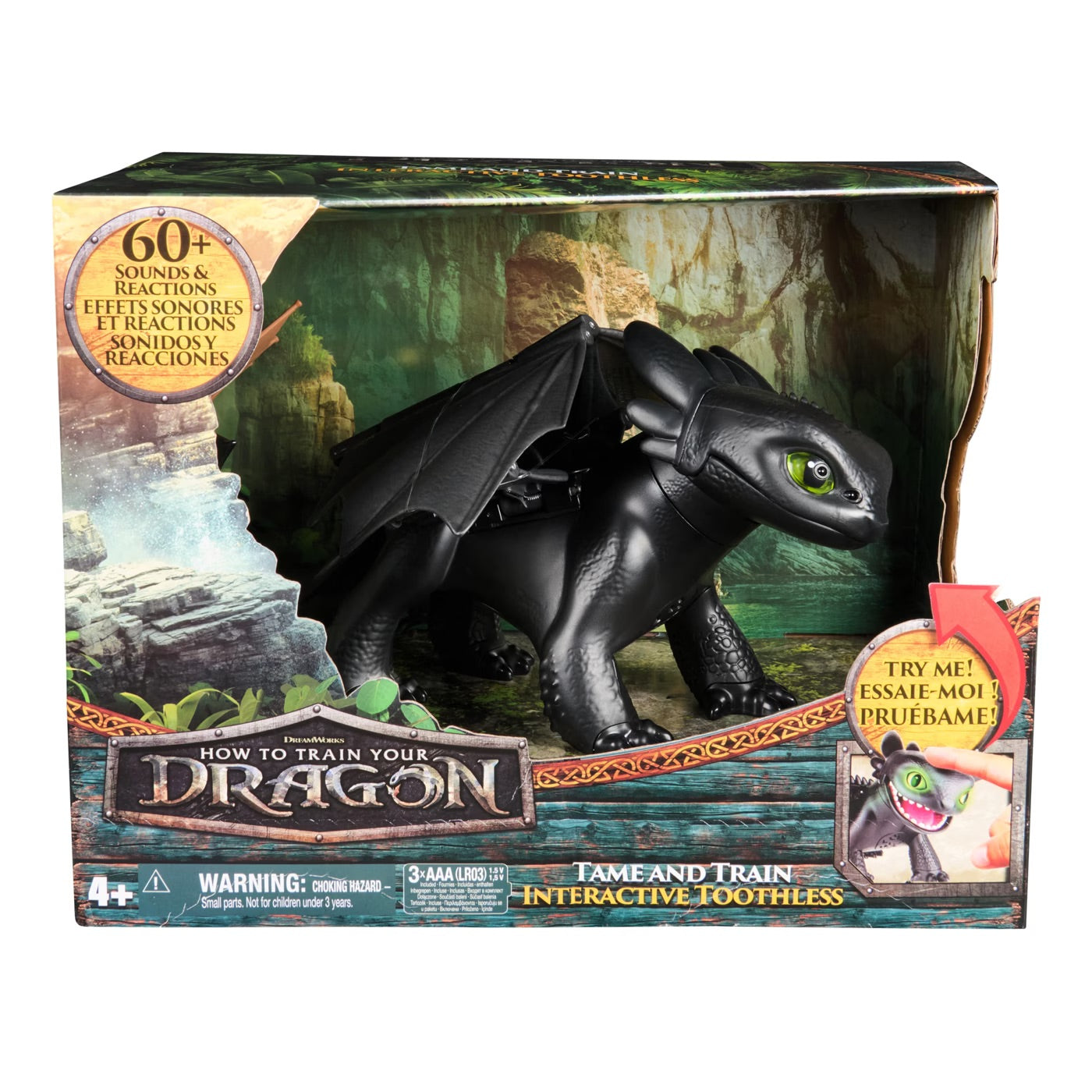 HTTY DRAGON TAME & TRAIN TOOTHLESS