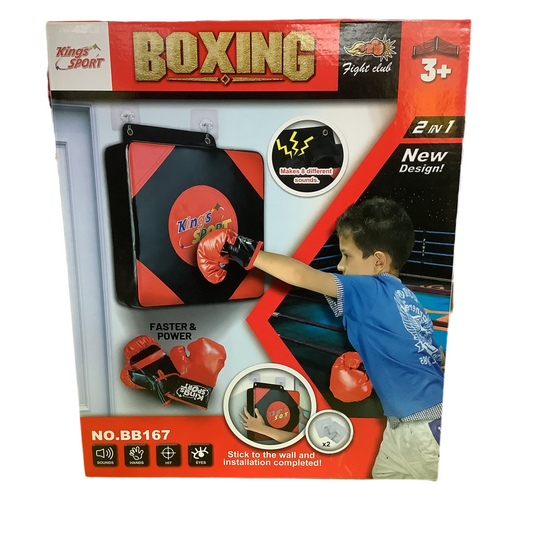 FIGHT CLUB BOXING WALL MOUNT W GLOVES