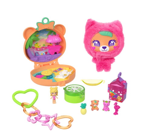 POLLY POCKET PLUSHIE BEAR COMPACT
