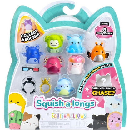 SQUISH-A-LONGS 8 PACK AST