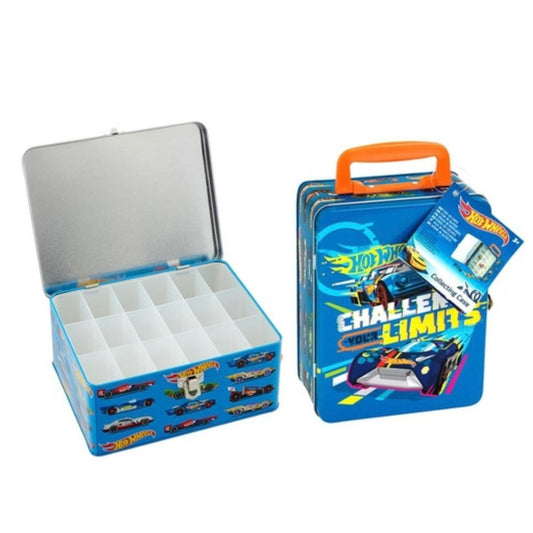 H/W COLLECTION TIN CARRY CASE FOR 18 CAR