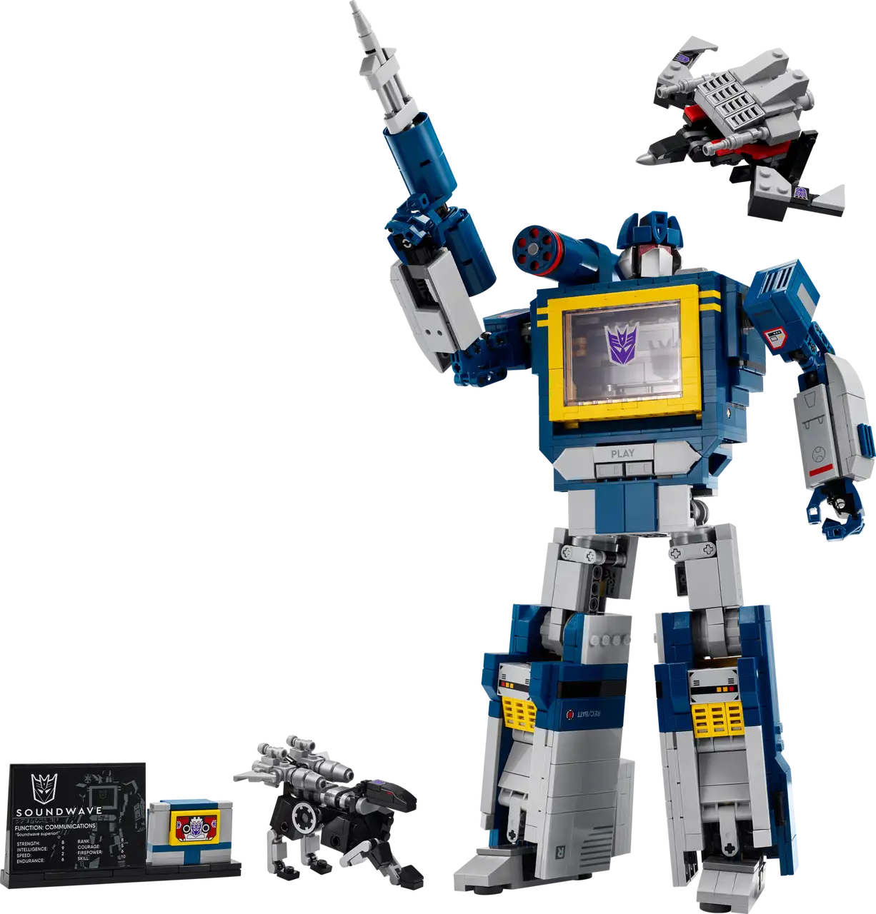LEGO 10358 ICONS TRANSFORMERS SOUNDWAVE