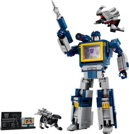 LEGO 10358 ICONS TRANSFORMERS SOUNDWAVE