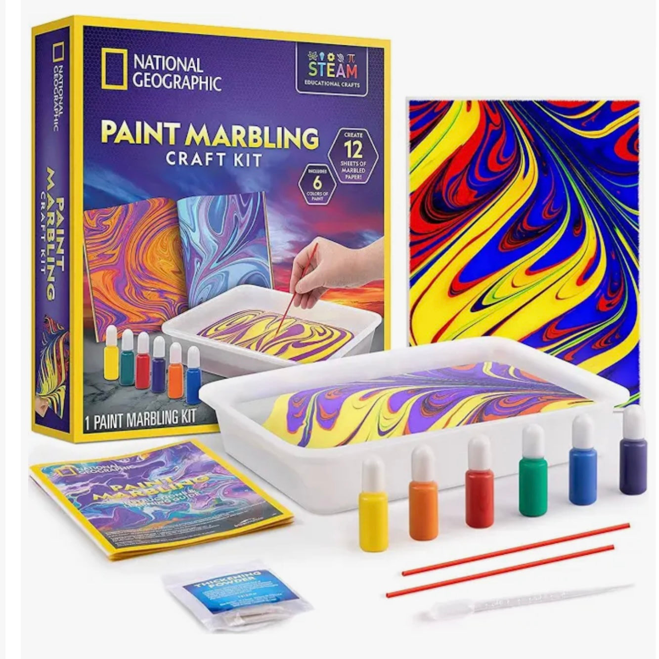 NG PAINT MARBLING CRAFT KIT
