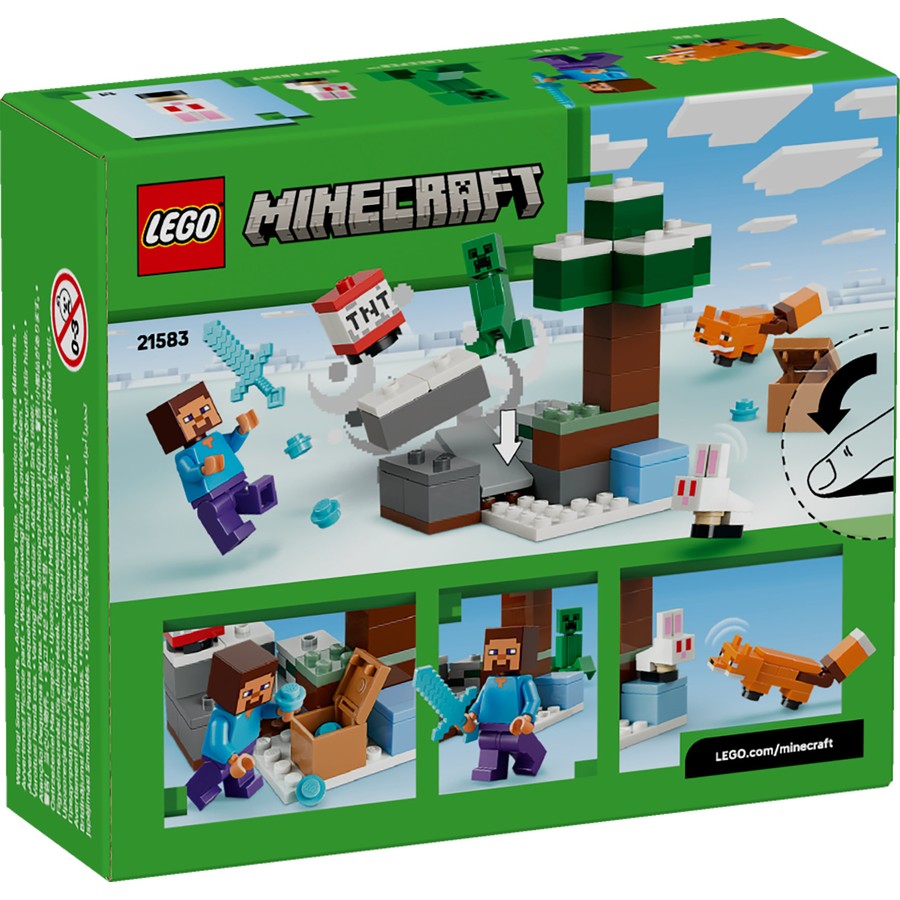 LEGO 21583 MINECRAFT STEVE TAIGA ADVENT