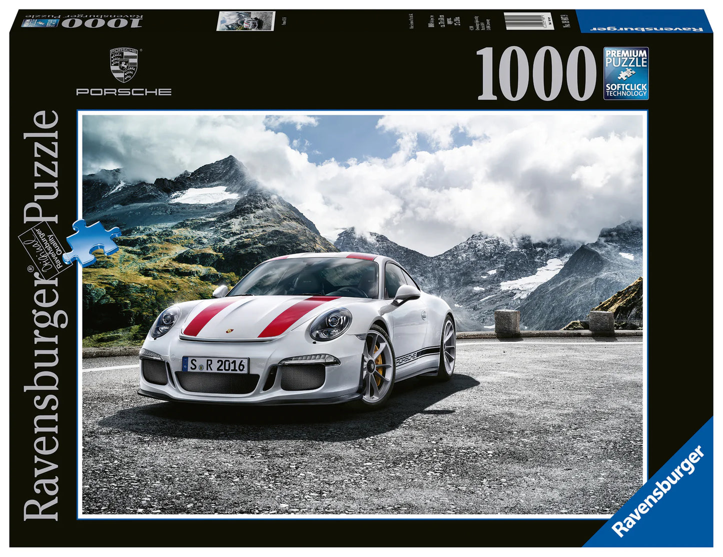 PUZZLE 1000PC PORSCHE 911R NEW