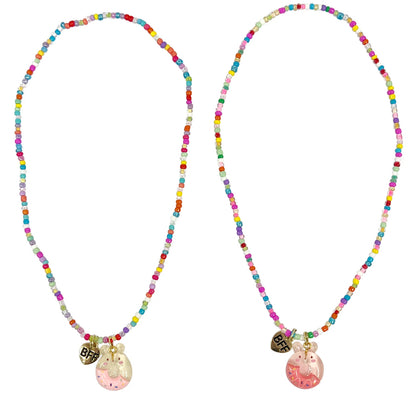 P/POP BFF DONUT NECKLACE SET