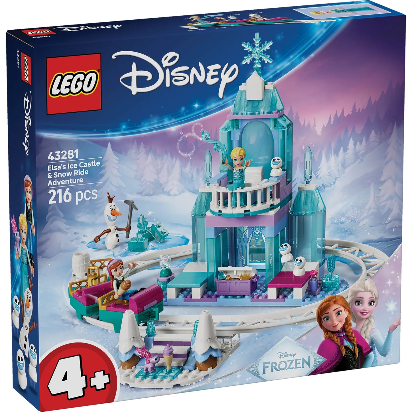 LEGO 43281 DISNEY ELSA ICE CASTLE & SNOW