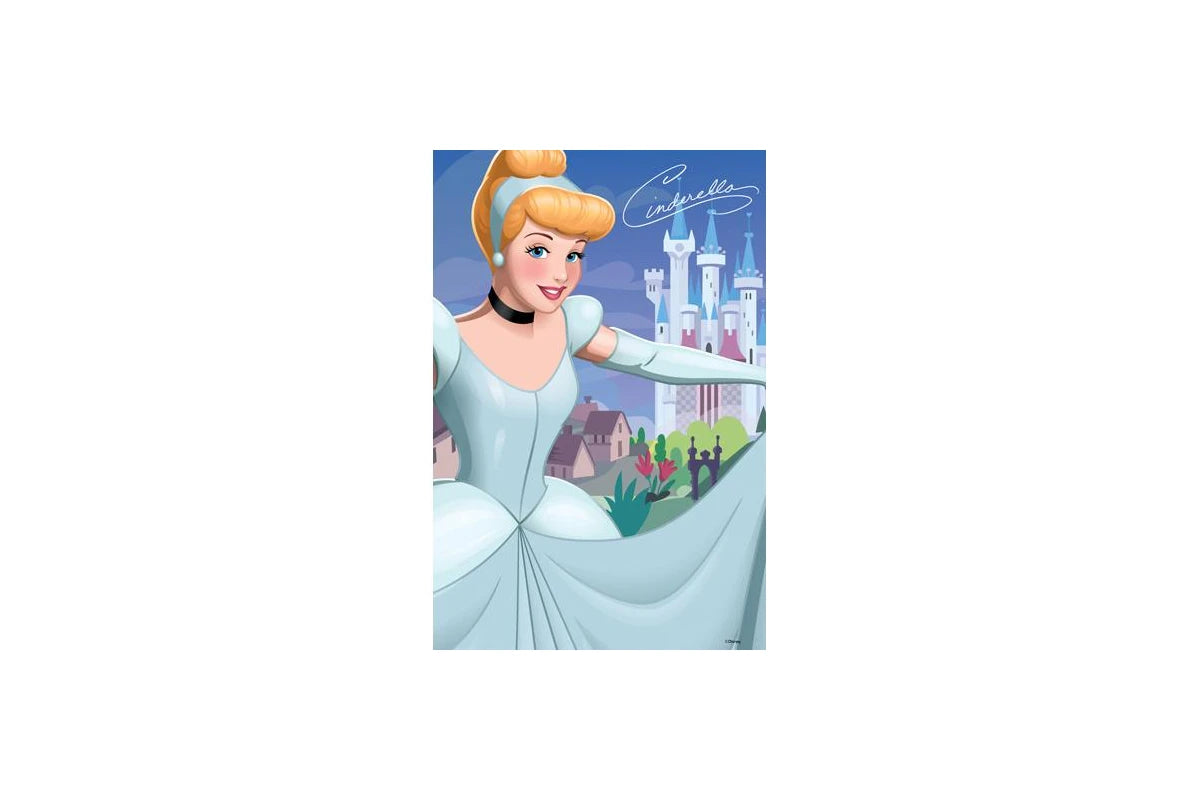 PUZZLE 200PC DISNEY CINDERELLA 3D TIN BX