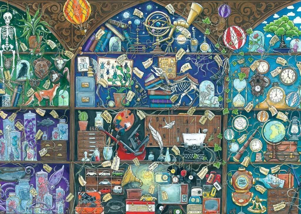 PUZZLE 1000PC CABINET OF CURIOSITIES NEW