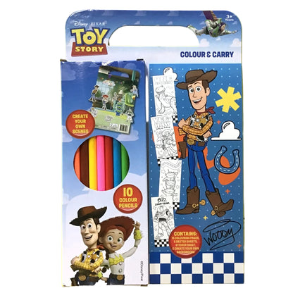 TOY STORY COLOUR & CARRY BOOK