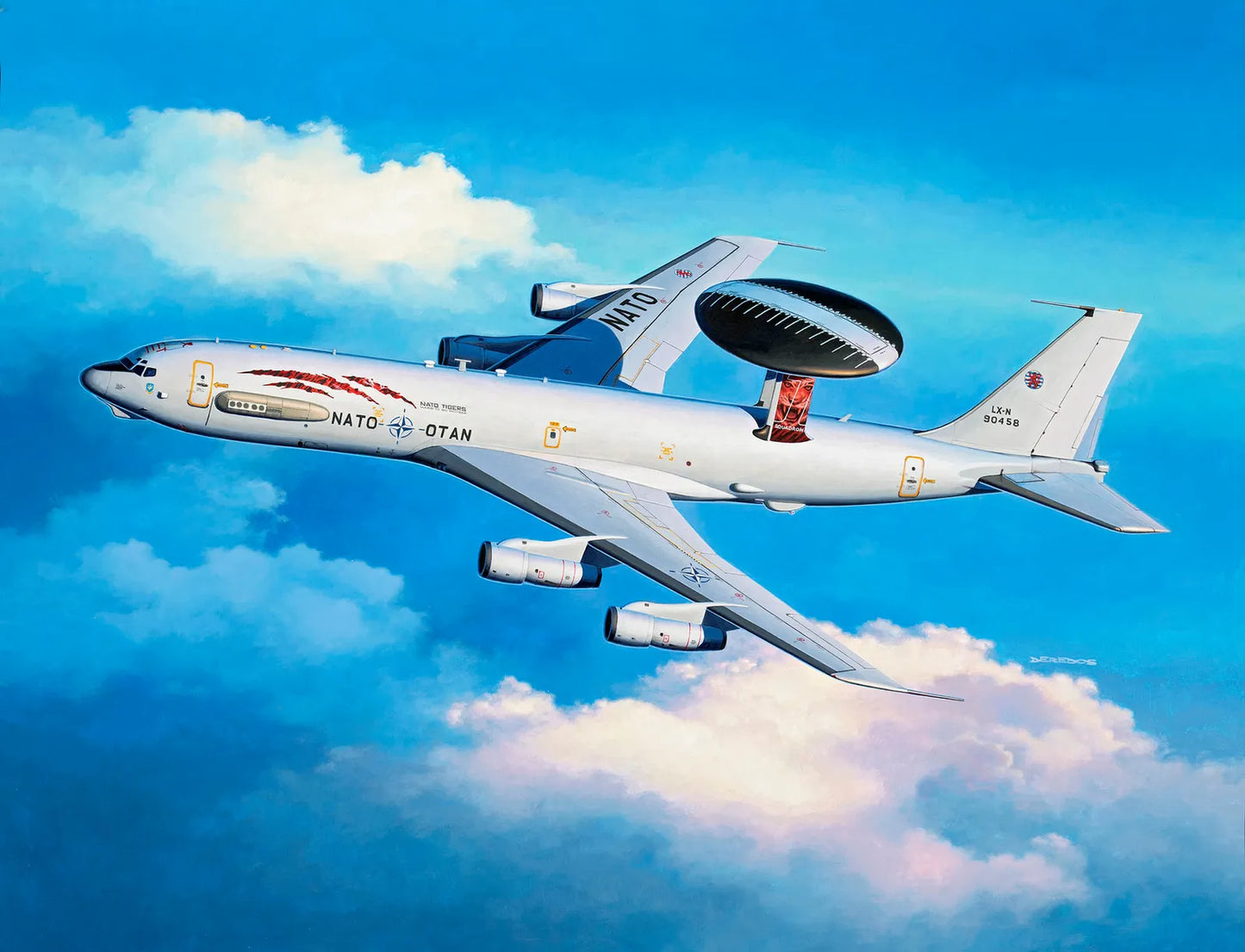 REVELL 1/144 BOEING E-3A MODEL SET