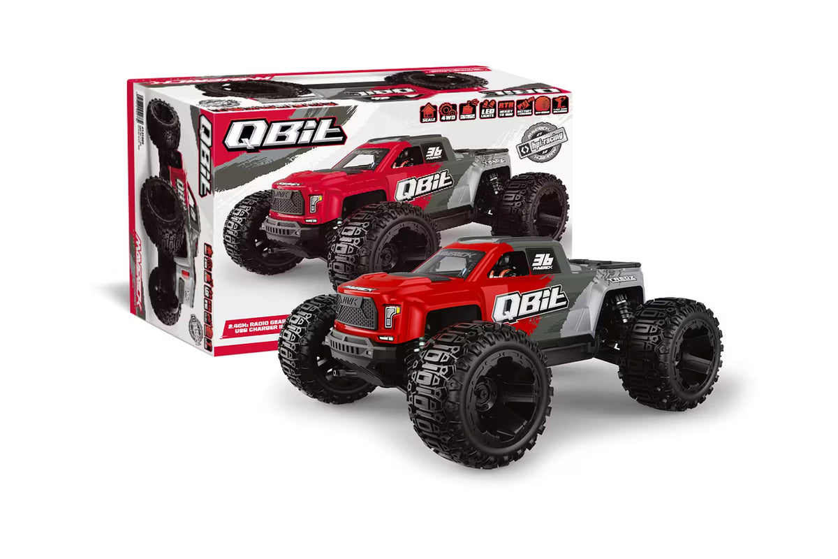 R/C MAVERICK 1/16 MONSTER TRUCK RED
