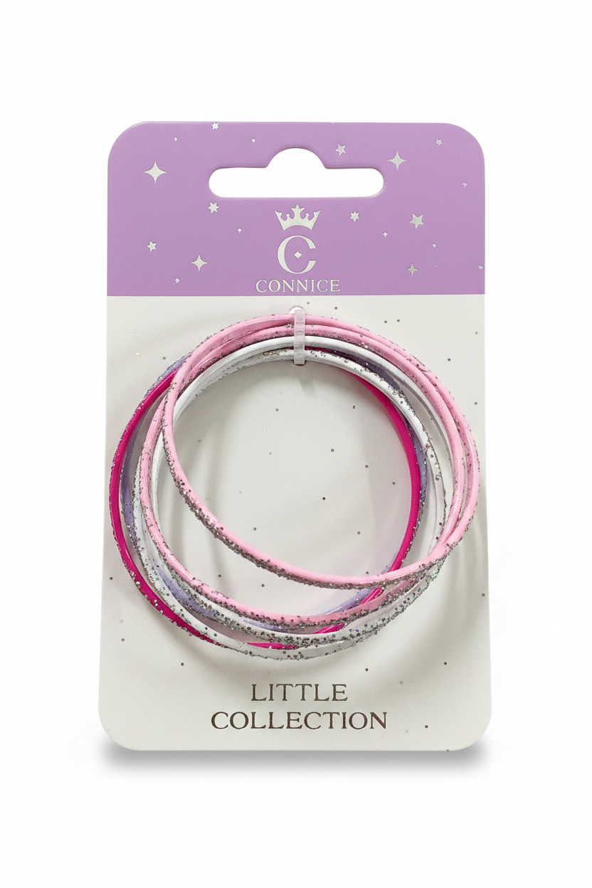 C/NICE HC06426 GLITTER BANGLE SET