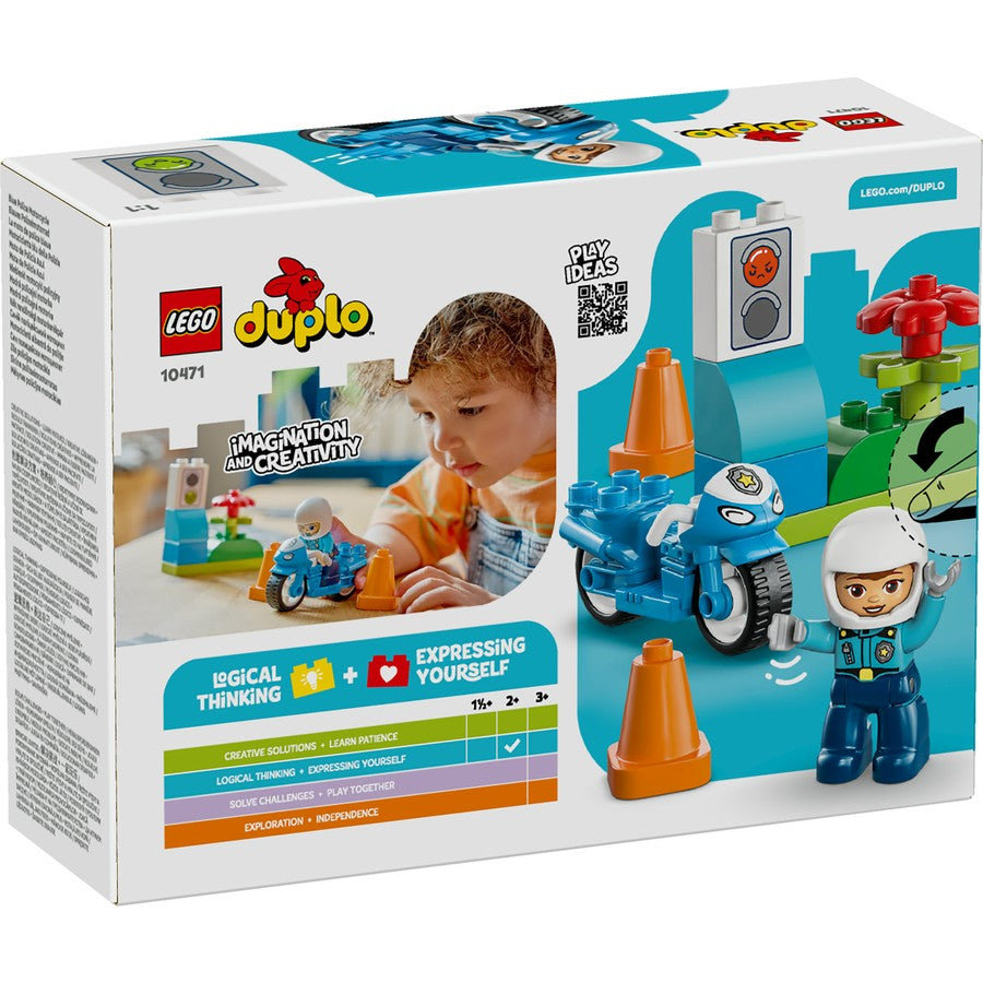 LEGO 10471 DUPLO BLUE POLICE MOTORBIKE