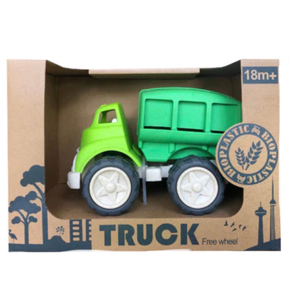 BIO PLASTIC TRUCK W TRACTOR AST