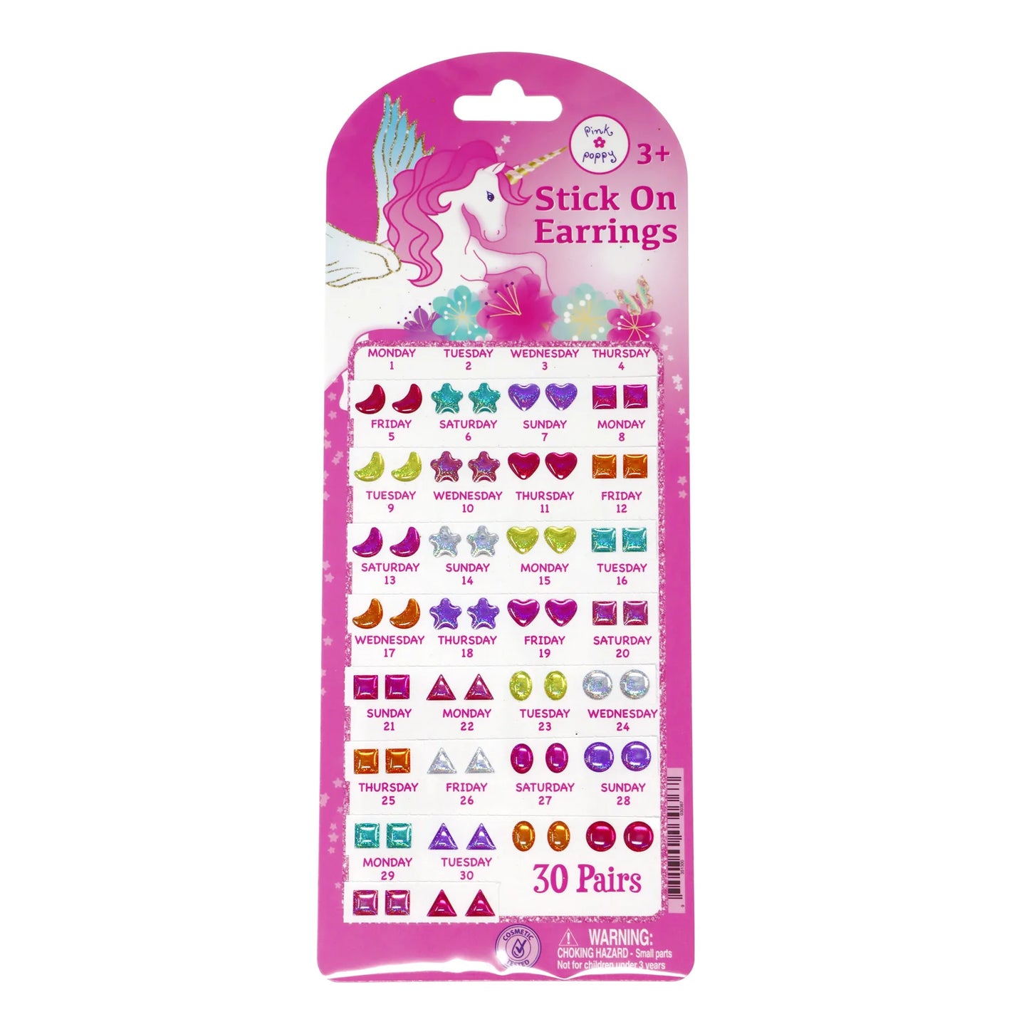 P/POP 30 PAIRS DREAMY UNICORN STICK ON