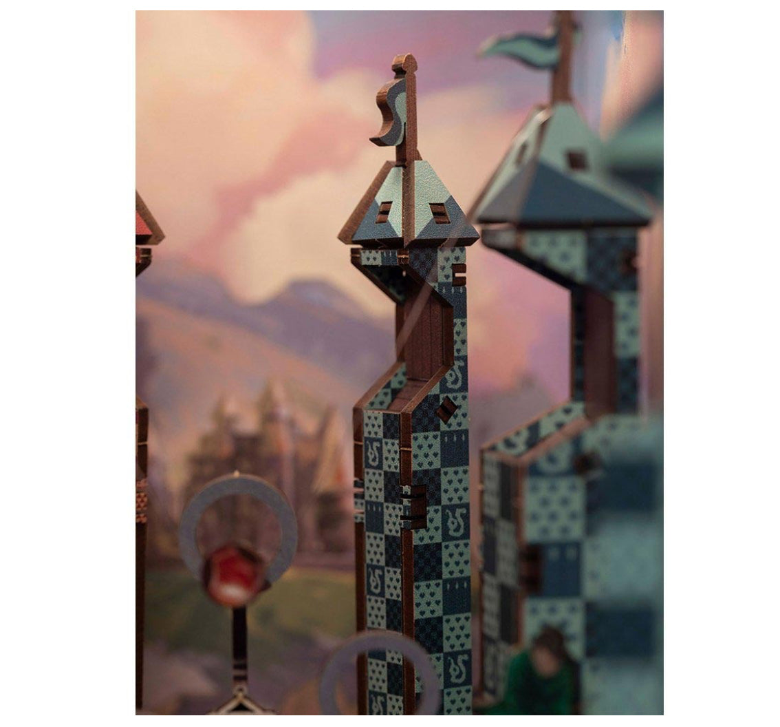 HARRY POTTER BOOK NOOK QUIDDITCH FIELD