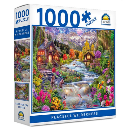 PUZZLE 1000PC PEACEFUL WILDERNESS