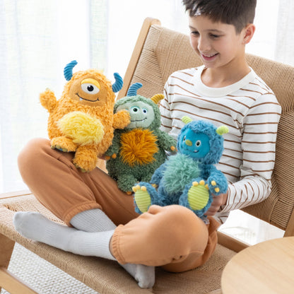 PLUSH MARY MEYER MONSTER BLINK BLUE