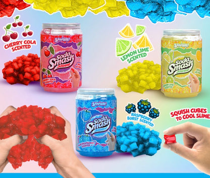 SQUISH SODA SMASH SLIME AST