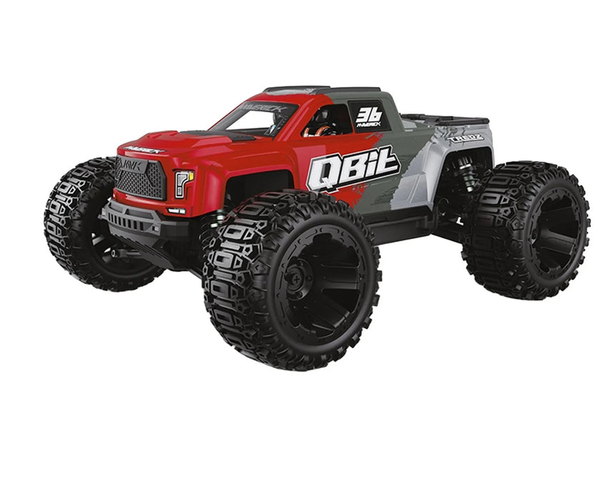 R/C MAVERICK QBIT MT MONSTER TRUCK RED