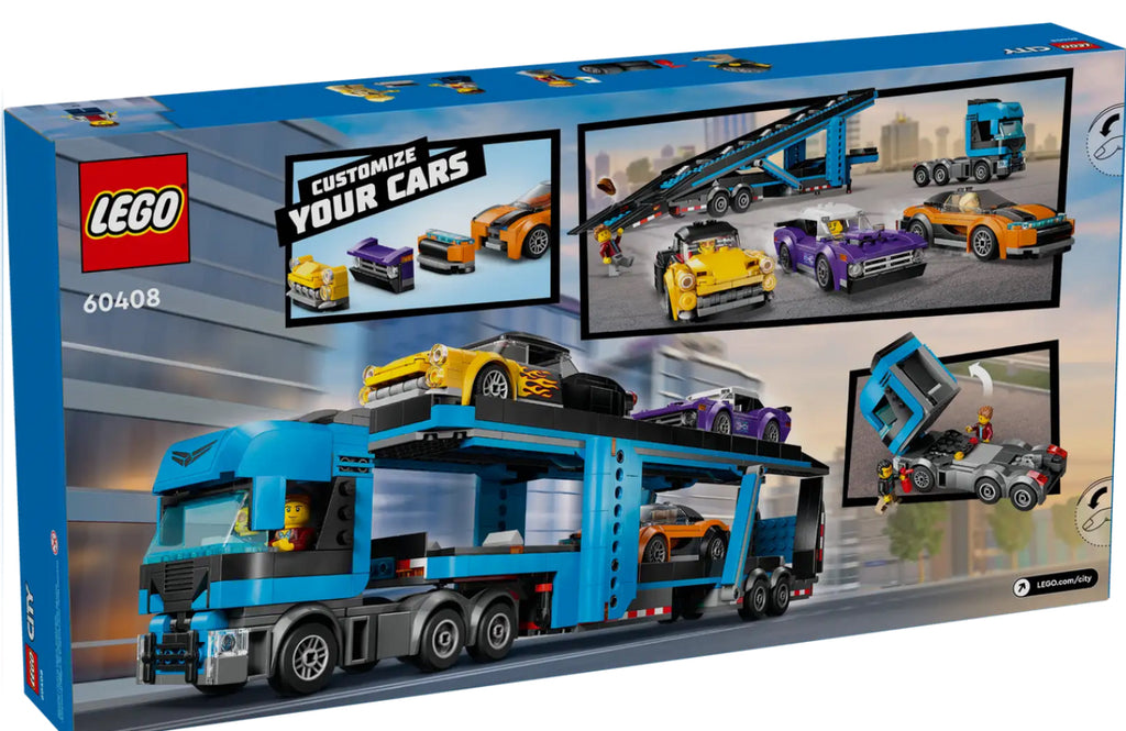 LEGO 60408 CITY TRANSPORTER W SPORTS CAR