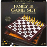 GAME CLASSIC WOODEN 10 GAME SET IN CABIN