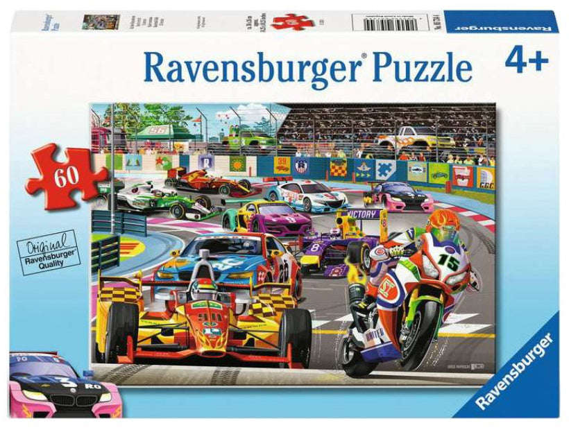 PUZZLE 60PC RACETRACK RALLY