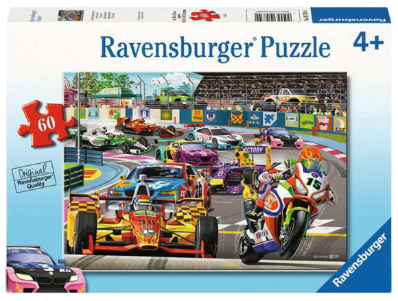 PUZZLE 60PC RACETRACK RALLY