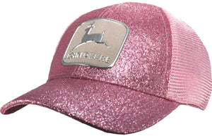 JD CAP VINTAGE LOGO GLITTER PINK TODDLER