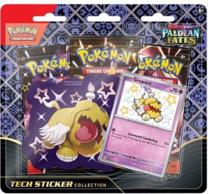 POKEMON TCG TECH STICKER PALDEAN FATES