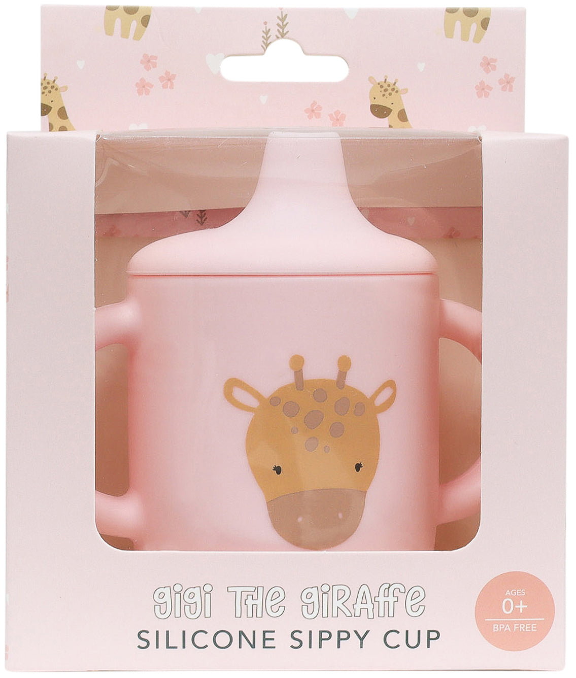 SPLOSH BABY GIRAFFE SILICONE SIPPY CUP