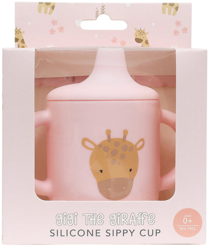 SPLOSH BABY GIRAFFE SILICONE SIPPY CUP