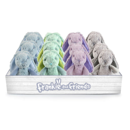 PLUSH FRANKIE BUNNY SPOTTY 17CM 4 AST