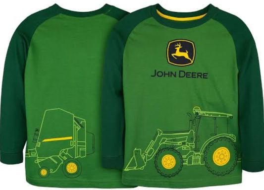 JD T-SHIRT L/S HAY BALER WRAP CHILD 6