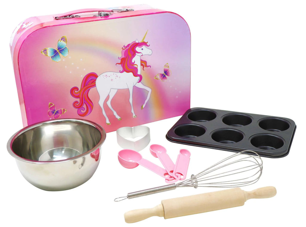 P/POP UNICORN BUTTERFLY 6PC BAKING SET