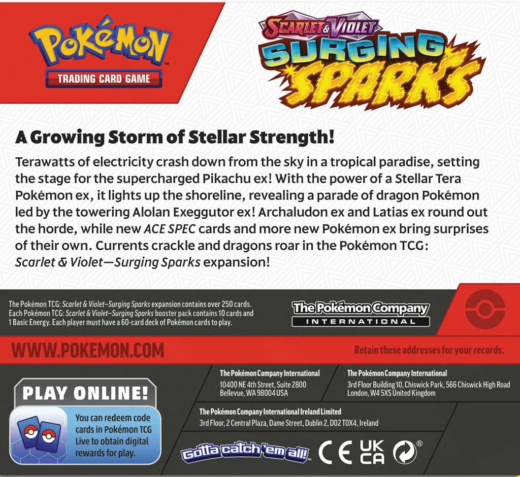 POKEMON TCG SCARLET & VIOLET SURGING SPK