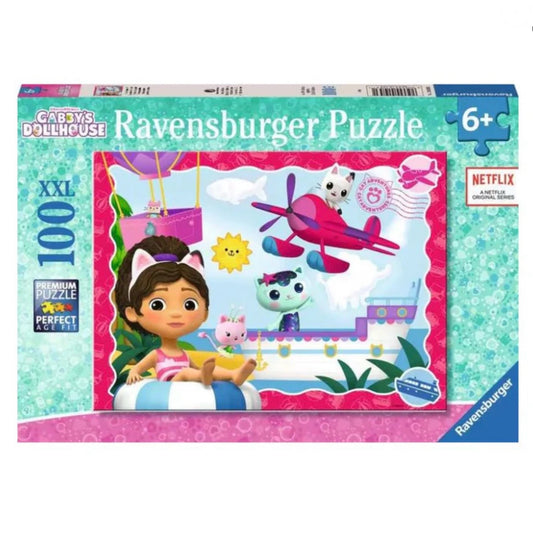 PUZZLE 100PC GABBY'S DOLLHOUSE CAT ADVEN