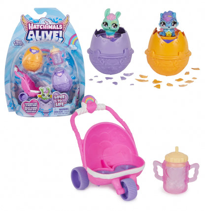 Hatchimals Alive Hatch N Stroll Set