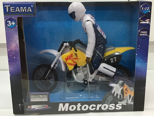 MOTORCROSS DIRT BIKE WITH RIDER